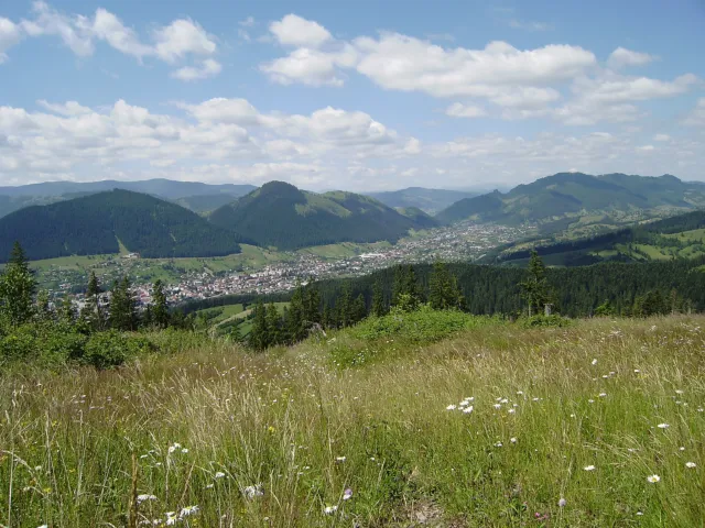 Vedere spre Câmpulung Moldovenesc