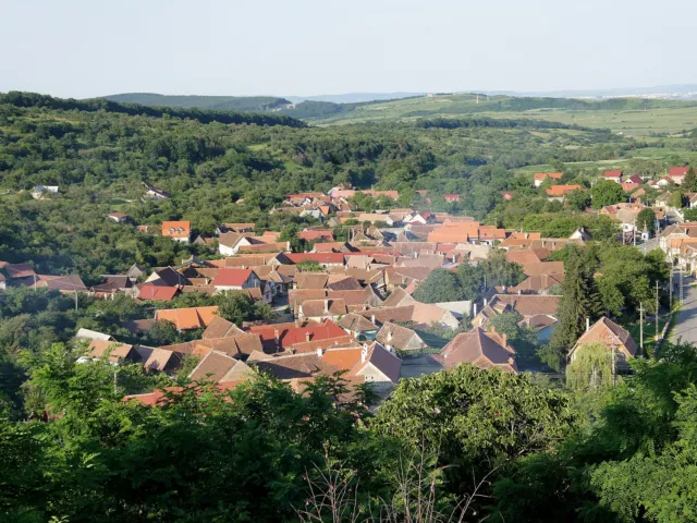 Satul Sibiel văzut de sus